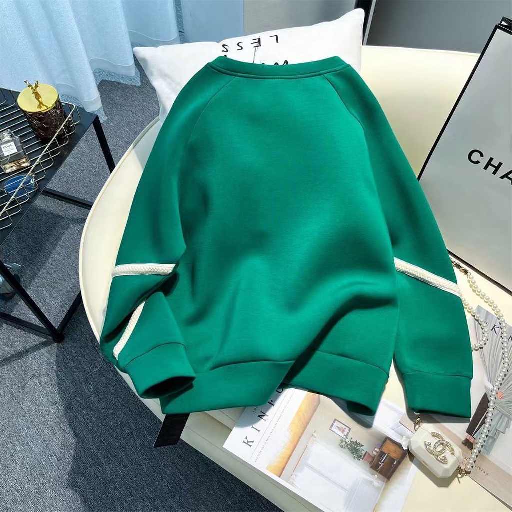 Áo Sweater Dáng Rộng Phong Cách Hàn Quốc Thời Trang Thu Đông Hàng Mới Dành Cho Bé Gái