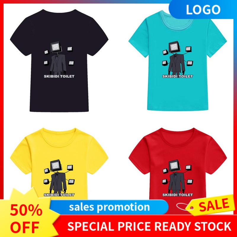 Áo Thun Tay Ngắn Dáng Rộng In Hình Dingyuan Gecomo DIBUJAR A BIG TV MAN de SKIBIDI TOILET Unisex Cho Thanh Thiếu Niên