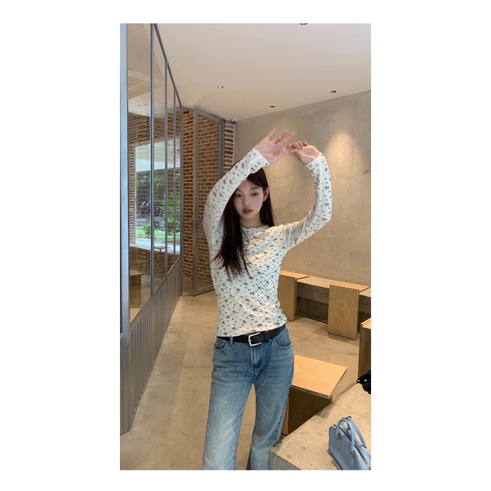 Áo sweater In Họa Tiết Hoa Thời Trang 2023 Cho Nữ uzyp