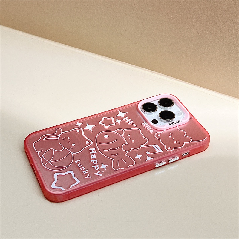 Play Ốp Điện Thoại In Hình Mèo Cho iphone15 / 14promax / 13 / 12 / 11 / xr / xs / x / xsmax / 7 / 8plus/HX-1