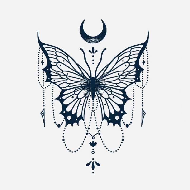 Hình Xăm Dán Tạm Thời 15 Ngày Chống Thấm Nước Hình Cây Gợi Cảm