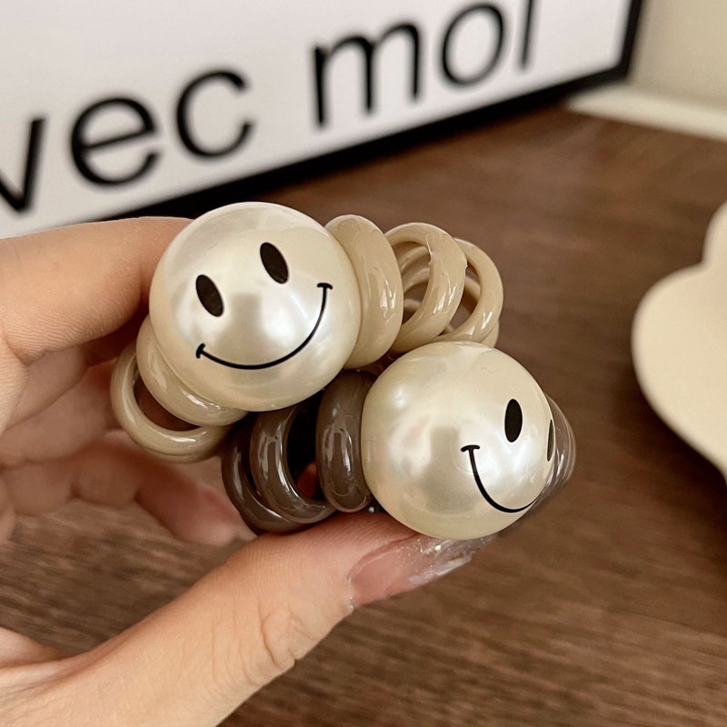 Dây Cột Tóc Co Giãn Đính Ngọc Trai Dễ Thương Cho Nữ