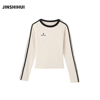 Áo thun nữ JINSHIHUI A29J2FF 36Z230909 thời trang Hàn Quốc thoải mái độc đáo