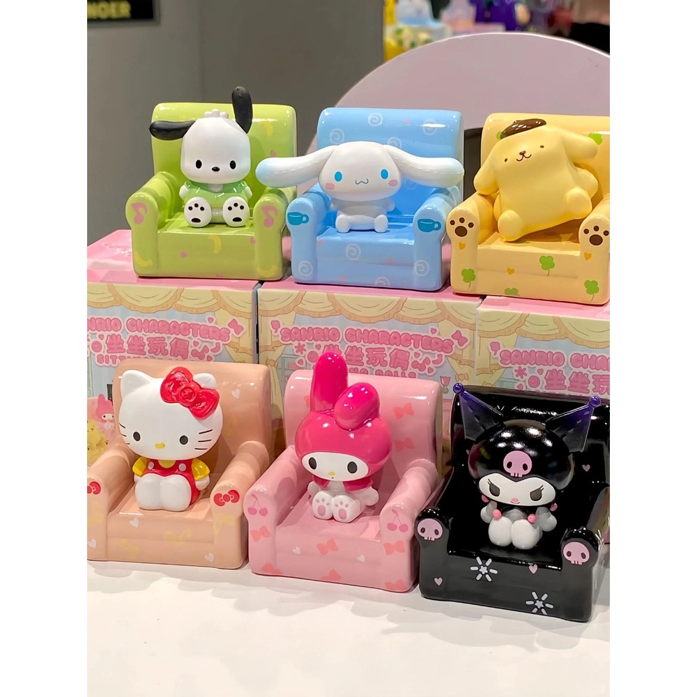 Sanrio Mô Hình Búp Bê x toptoy Ngồi sofa 6 Kiểu Dáng Và 6 Bí Mật