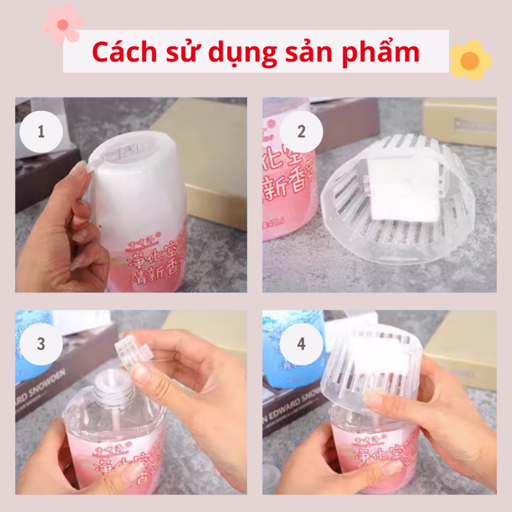 Sáp Thơm Phòng, Lọ Tỏa Hương, Khử Mùi Phòng Ngủ, Khử Mùi Nhà Vệ Sinh, Ô Tô An Toàn Cho Sức Khỏe Dung Tích 250ML Gobi