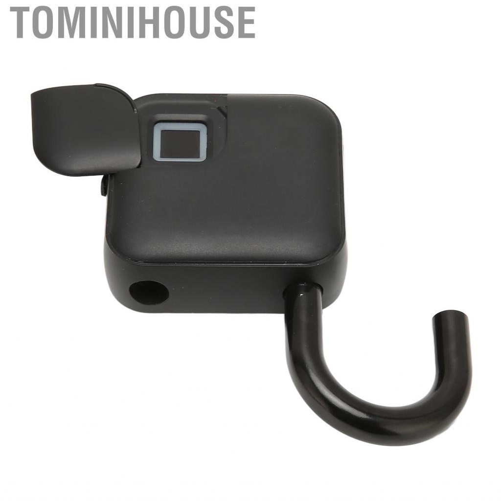 Tominihouse Fingerprint Padlock  Safety Electronic Lock For Suitcase Gym