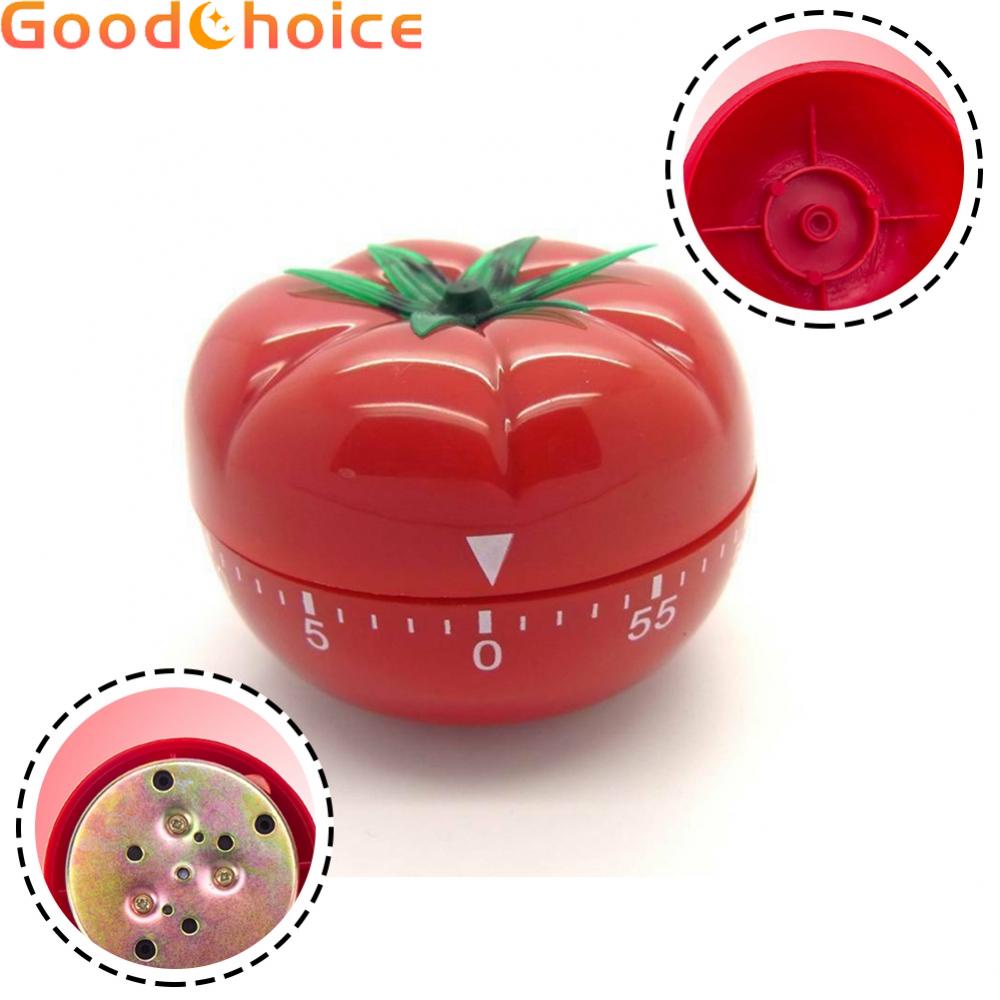Tomato Timer 6.4*4.5CM Alarm Clock Cooking Aid Egg Timer Kitchen Plastic