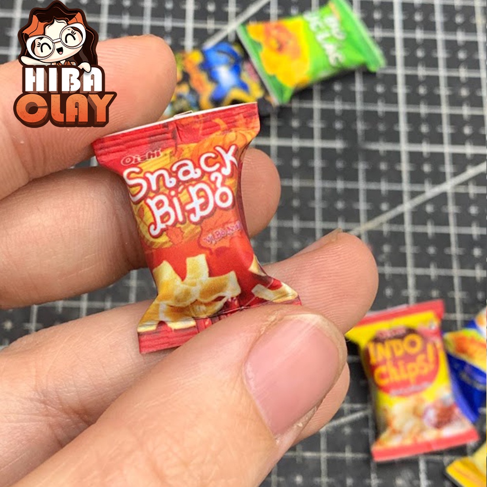 Snack 05 Minifood trang trí mô hình, đồ ăn mini mô hình cho búp bê