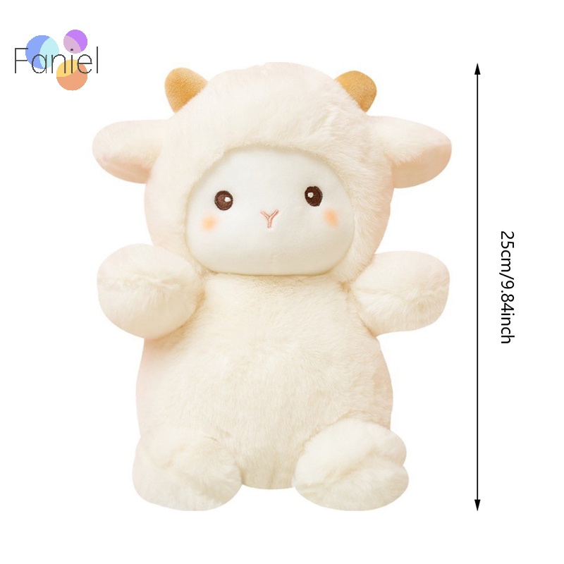 Thú Nhồi Bông Hình Cừu alpaca Siêu Dễ Thương 25cm