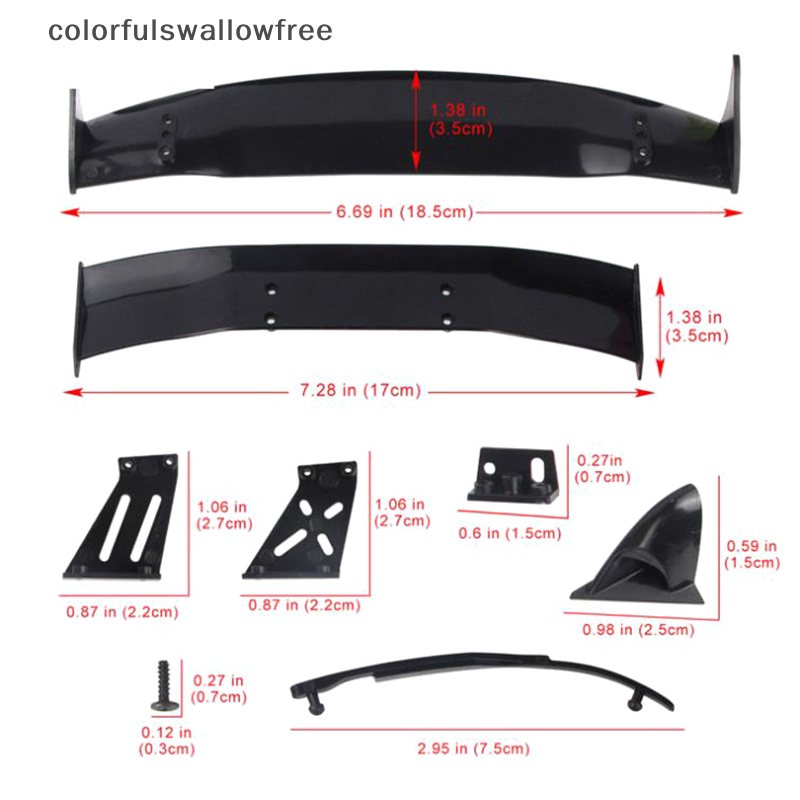 Cánh Gió Bằng Nhựa Cho Xe Hơi Điều Khiển Từ Xa 1 / 10 abc