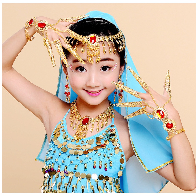 Phụ Kiện Trang Sức Múa Bụng Ấn Độ Cho Bé