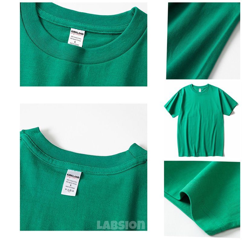 ÁO THUN MỸ 100% COTTON / LINK MÃ MÀU XANH LÁ 5H1T