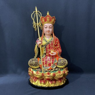 Tôn tượng địa tạng vương bồ tát ngồi 50cm màu vẽ mandala sala