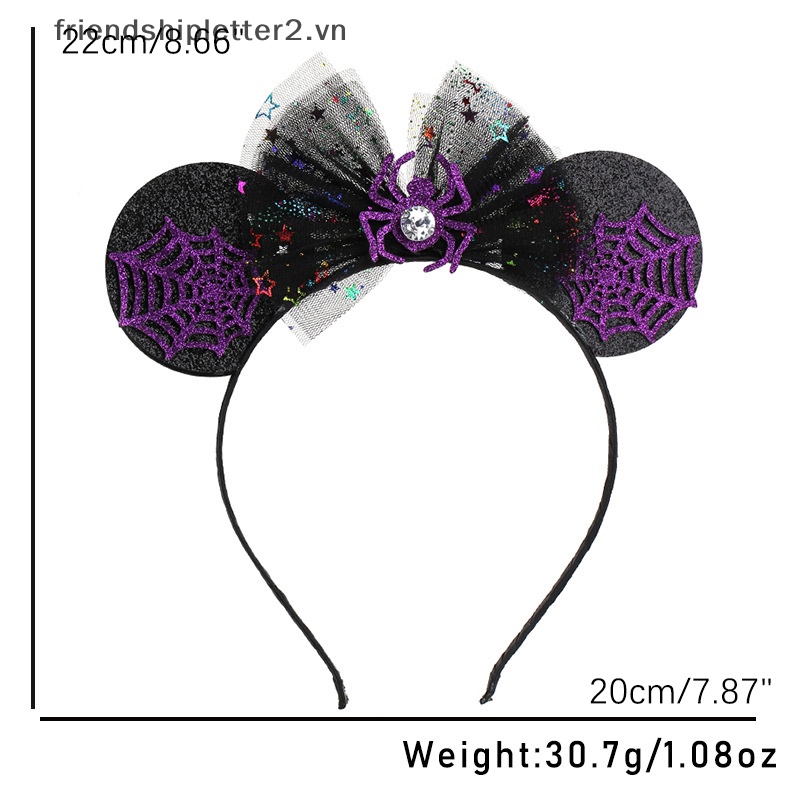 Băng Đô Cài Tóc Hình Nhện / Dơi Hóa Trang halloween