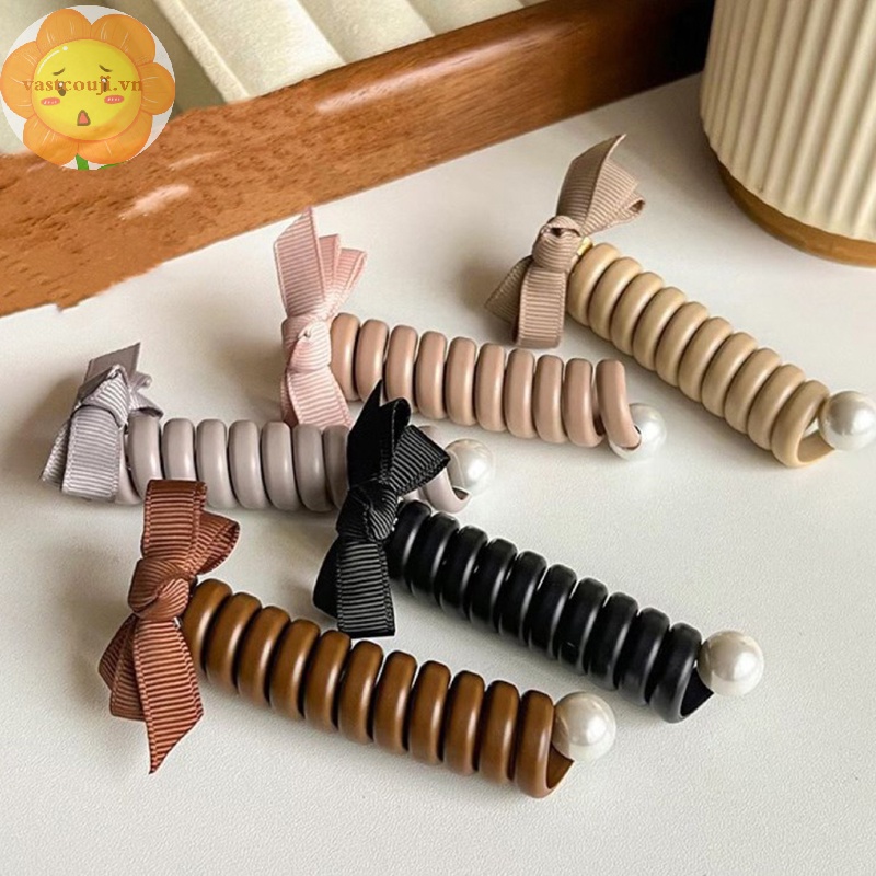 Vastji Dây Buộc Tóc Đuôi Ngựa Co Giãn Dành Cho Nữ vn