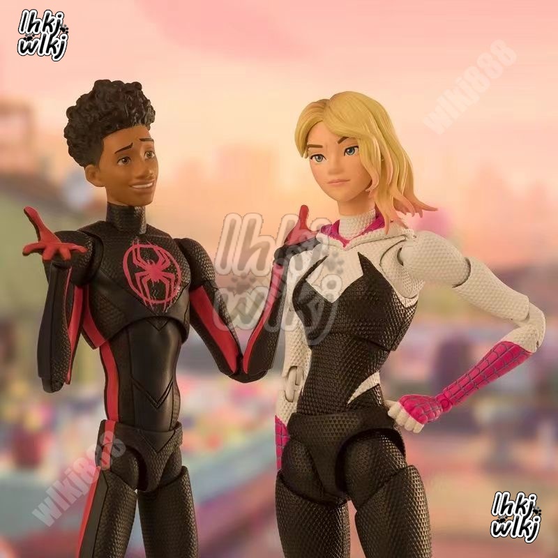 Người Nhện: Xuyên Qua con Nhện - verse peter b. Mô Hình Nhân Vật parker s.h.figuarts gwen stacy miles Chân Thật