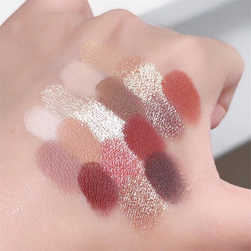 ♕ Bảng phấn mắt 16 màu Hudamoji Ngọc trai mờ Màu đất có độ bão hòa cao Phấn mắt dễ tô màu Trang điểm mắt lâu trôi 4 kiểu dáng LÊN NHẤT