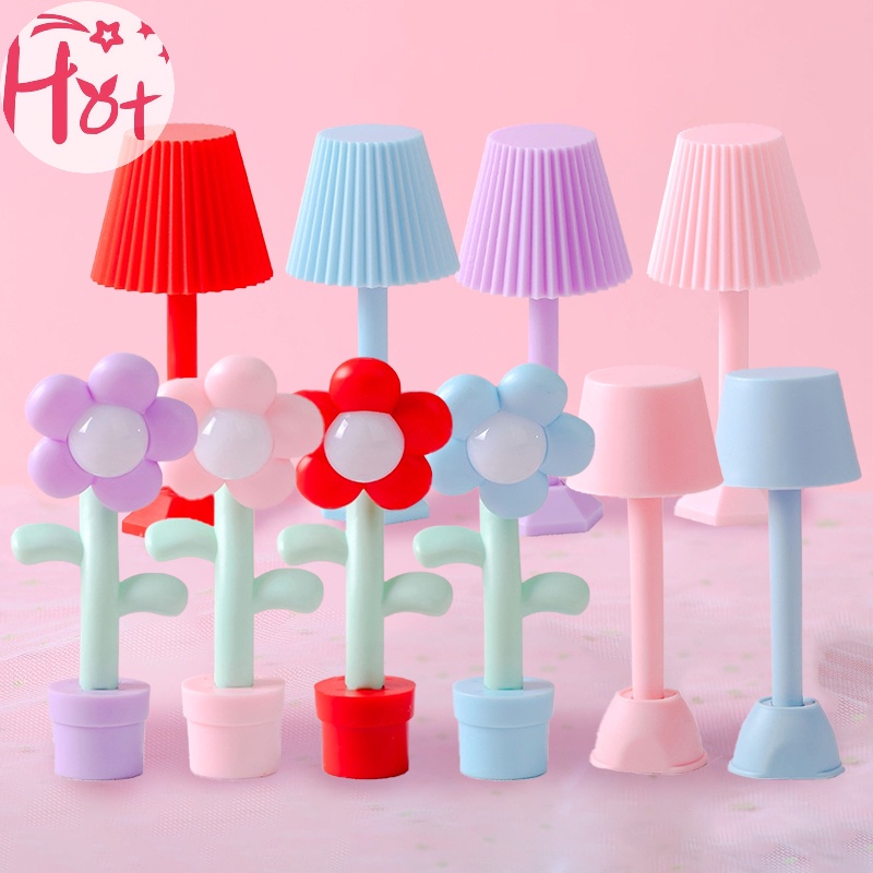 Jr Đèn led Ngủ mini Để Bàn Tỉ Lệ 1: 12 Trang Trí Nhà Búp Bê vn