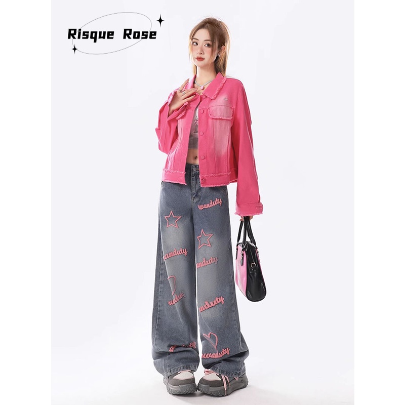 JIONGLI quần ống rộng quần nữ jean Popular Vintage phổ biến Comfortable WNK2300LUL 41Z231011