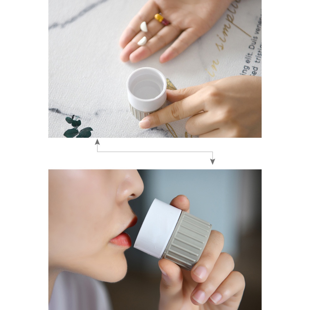 Đa Năng Thiết Thực Viên Thuốc Máy Nghiền Máy Xay Bộ Chia Máy Tính Bảng Chia Cắt 4 Lớp Bảo Quản AubessDS