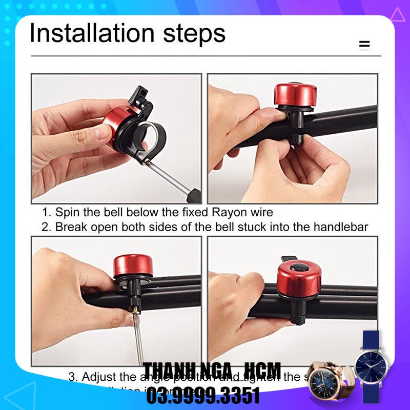 Chuông xe đạp cho bé, hình thú dễ Mini Chất Lượng Cao Tiện Lợi Dễ Sử Dụng Dành Cho Bé