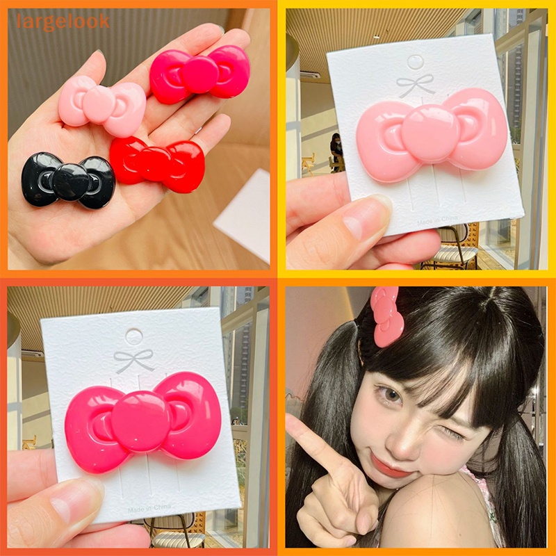 1 Kẹp Tóc Hình Nơ / Mèo Phong Cách lolita Xinh Xắn Cho Nữ y2k