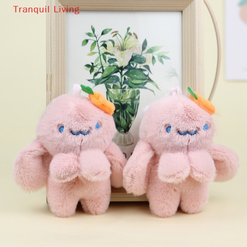 Móc Khóa Thỏ Bạch Tuộc Nhồi Bông Dễ Thương Trang Trí Túi Xách / Quà Tặng Cho Trẻ Em