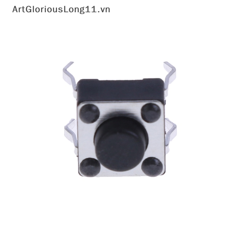 Set 20 Công Tắc Nút Nhấn 4 Chốt 6 * 6 * 5mm