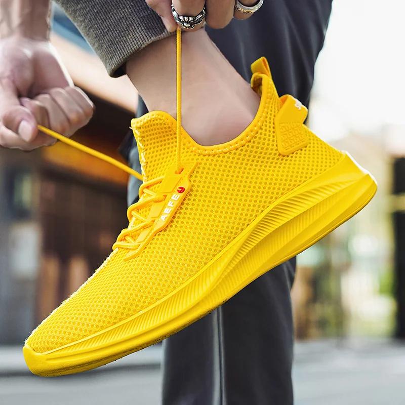 Giày Thể Thao Lưới Siêu Nhẹ Thoáng Khí size Lớn 40-47 Cho Nam