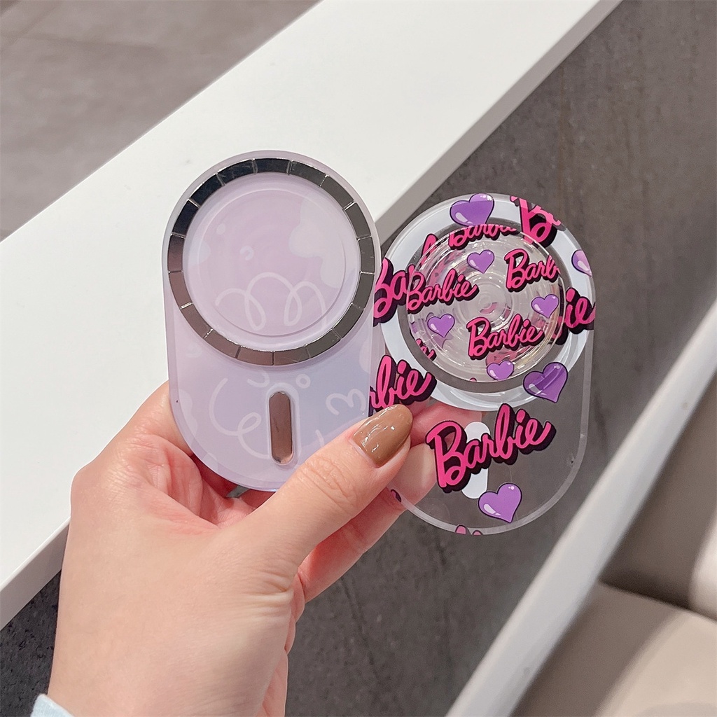 Giá Đỡ Điện Thoại Hít Nam Châm Chống Rơi In Hình Hoạt Hình Đáng Yêu Cho iphone