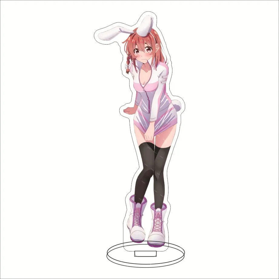 Mô hình Standee Cute Rent A Girlfriend Kanojo! Chizuru Mami Ruka Sumi Phụ kiện trang trí để bàn góc học tập