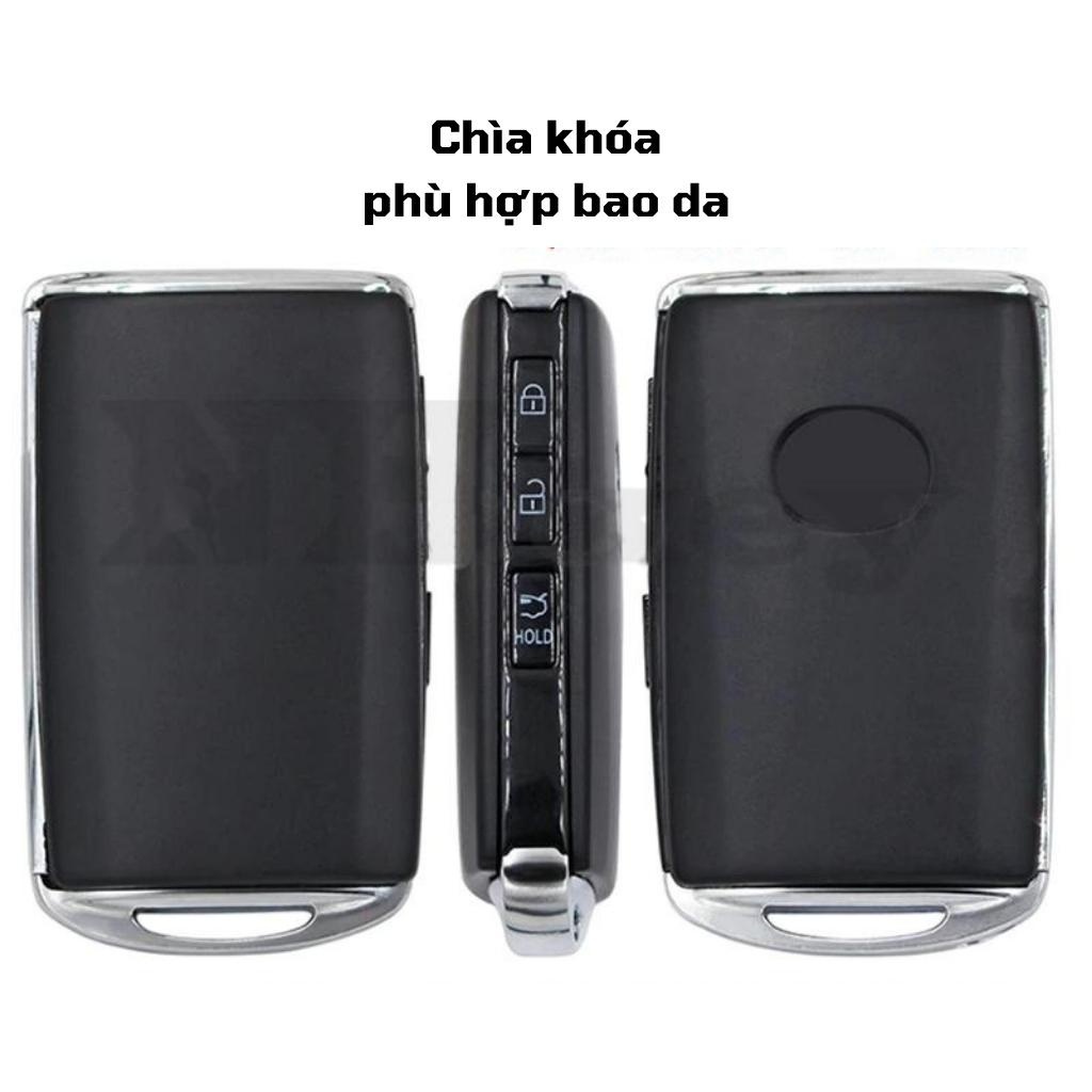 Bao da móc khoá bọc ốp chìa khóa xe ô tô Mazda 3 CX3 CX30 CX8 - Da bò thật mazda