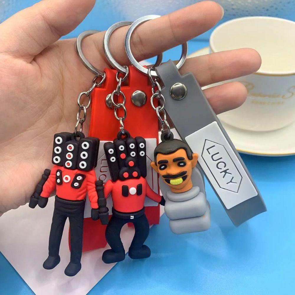 Shanhai Móc Khóa Hình Nhân Vật Hoạt Hình Trượt Tuyết / Tivi man / man / skibidi dop