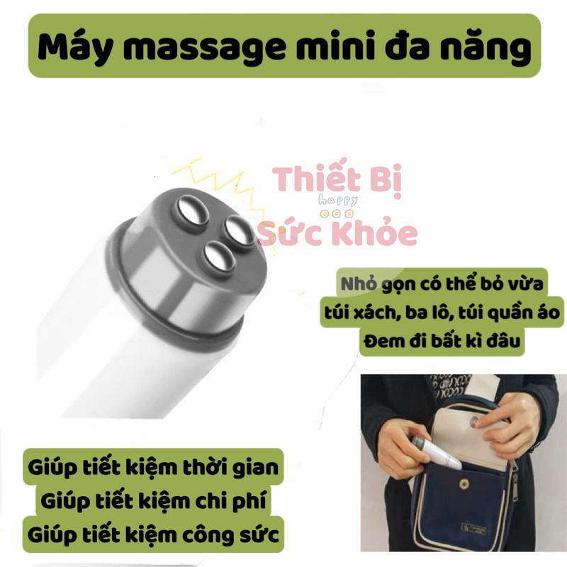 Máy Massage Mắt Chống Thâm Quầng, Bọng Mắt Cây Lăn Mặt Nâng Cơ Hiệu Quả Loại Xịn Giá Rẻ