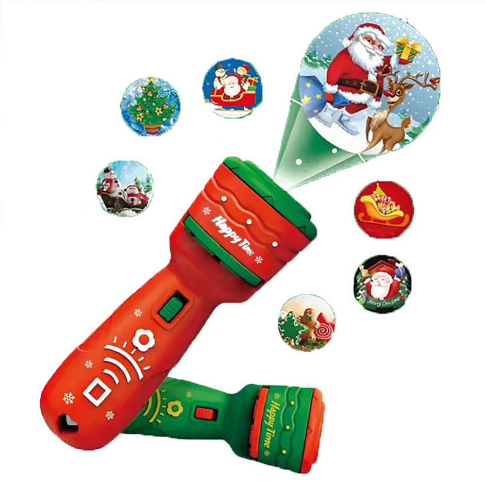 Đèn Pin Chiếu Hoạt Hình Dễ Thương Cho Bé Q7A55