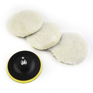 Bộ 5 miếng len đánh bóng xe hơi 5 inch tiện dụng