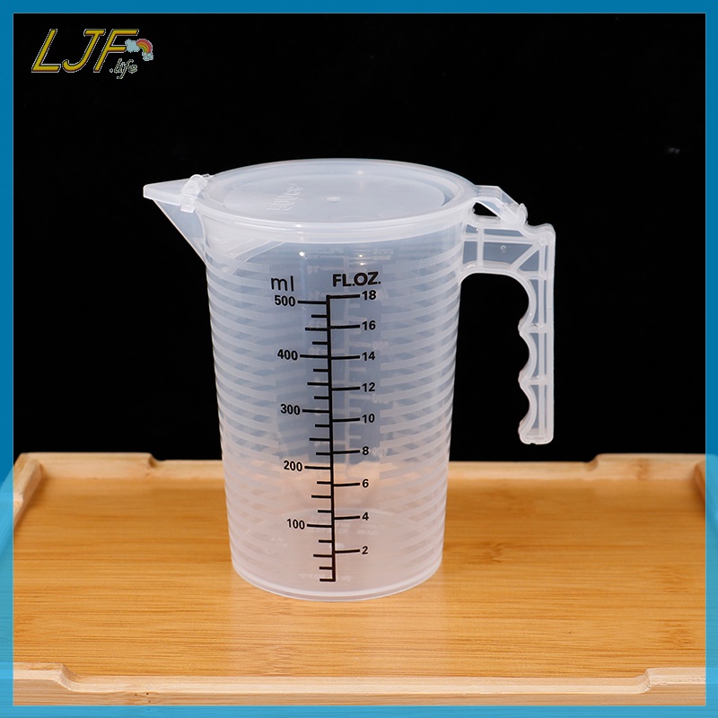 Bình Đựng Bột Làm Bánh Trong Suốt Có Nắp Đậy Thể Tích 100 / 250 / 500ml vn