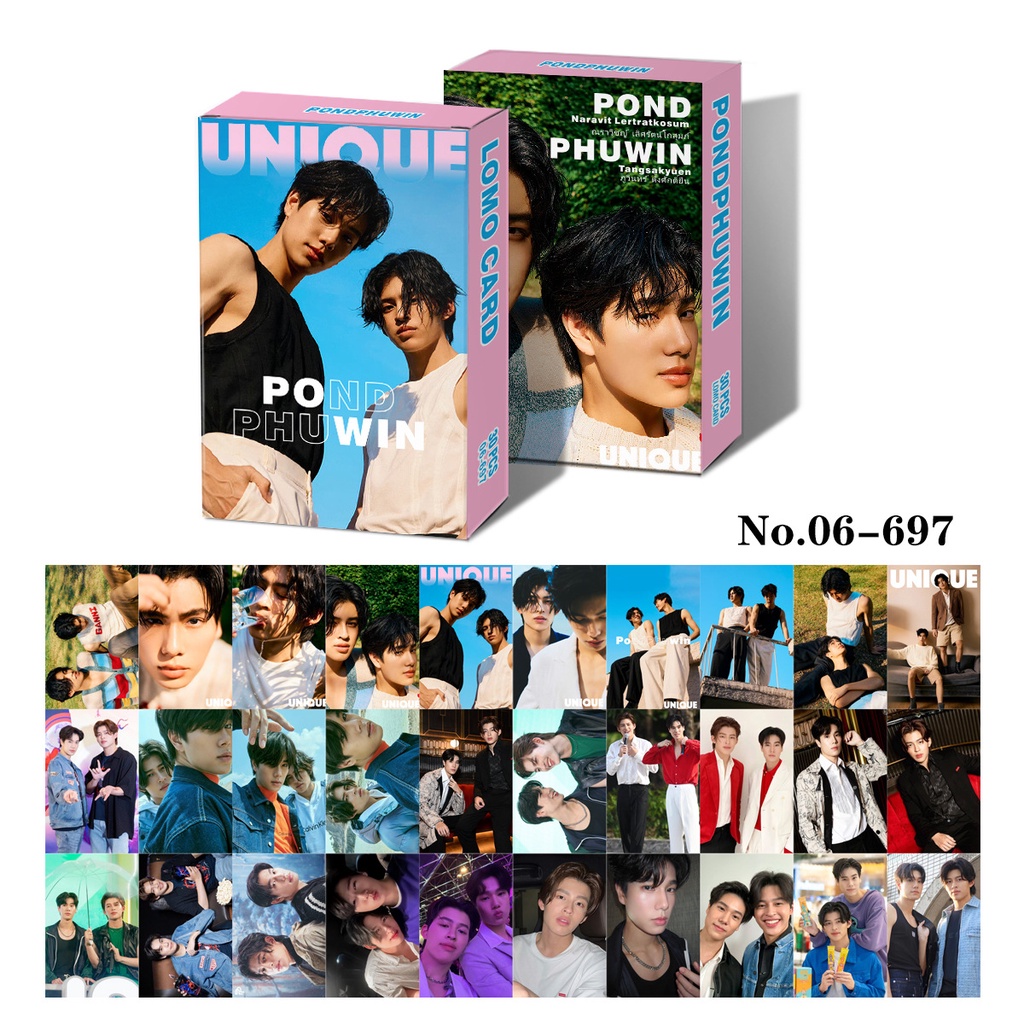 BossNoeul PerthChimon FORCEBOOK ZEENUNEW Photocard Lomo Card 30pcs/box