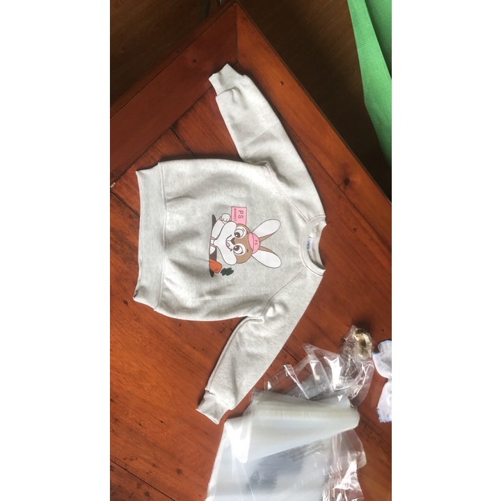 ✨MALINHKID✨BN072- Bộ nỉ legging THỎ CAROT trẻ e VNXK