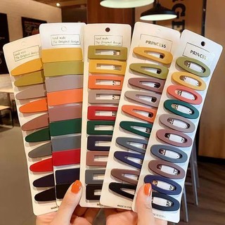 Kẹp Tóc Màu macaron Xinh Xắn Phong Cách Hàn Quốc