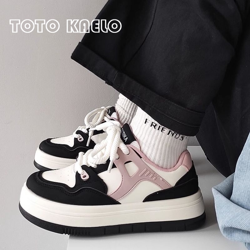 TOTOK giày thể thao nữ giày sneaker nữ Thoáng Khí 2023 hot trend Phối hợp dễ dàng Màu sắc đa dạng Đáng yêu Bảnh bao FLF23A0DHJ 42Z231020