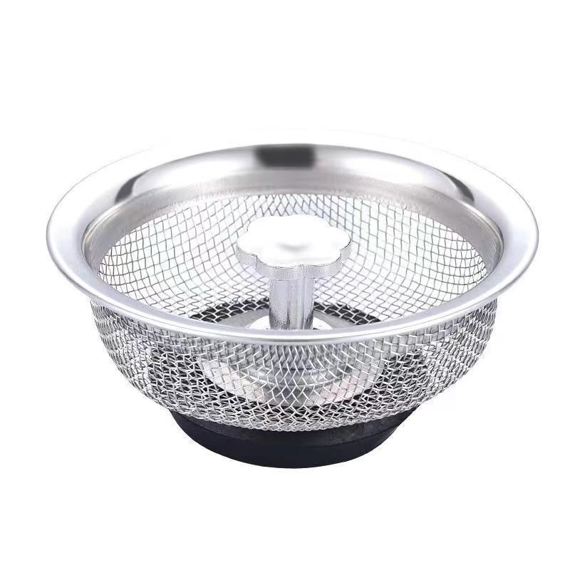 PVN61545 Nắp Lọc Rác Bồn Rửa Chén Bằng Thép Không Gỉ Tiện Dụng Cho Nhà Bếp/ Phòng Tắm