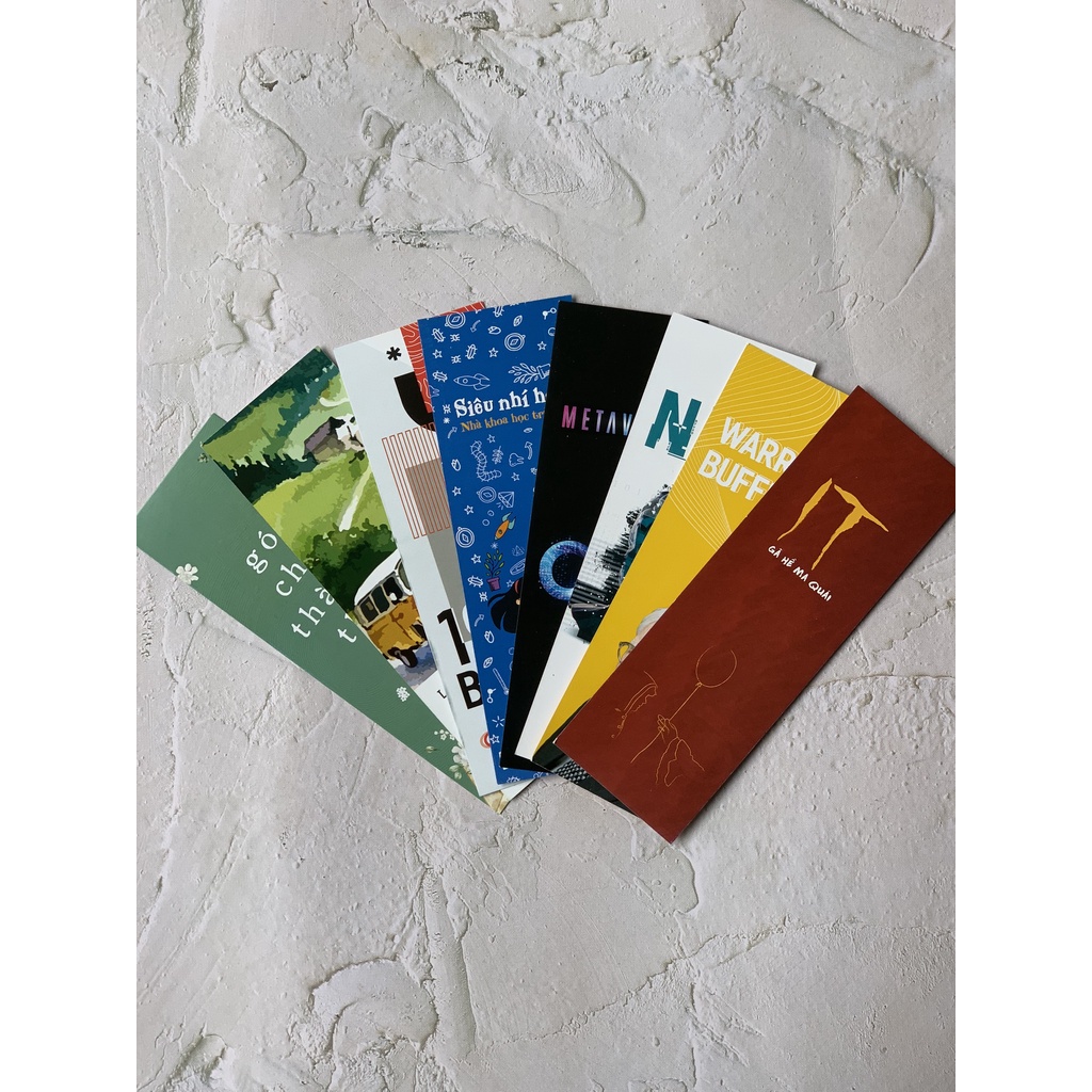Quà Tặng Bookmark Giấy Cứng Hình Ngẫu Nhiên - 1980books