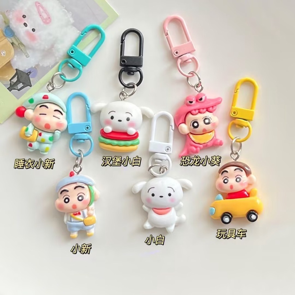 Móc Khóa Hình Cậu Bé Hoạt Hình Dễ Thương