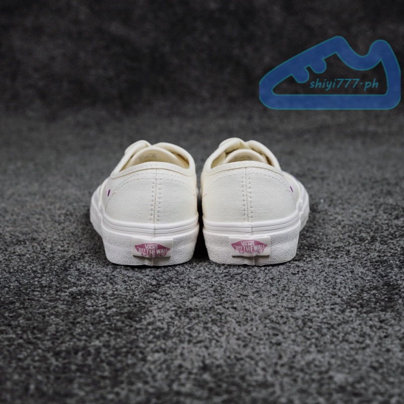 Vans Giày Thể Thao Trắng Thêu Họa Tiết graffiti Độc Đáo Thời Trang