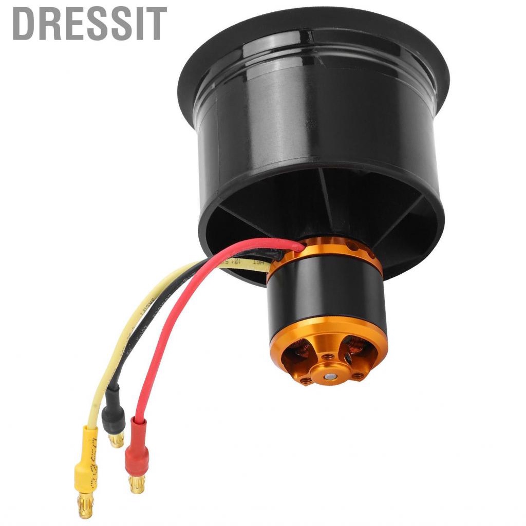 Dressit RC Ducted Fan  25.8m Motor Diameter Dynamic Balance 2 Blades with Brushless for Models