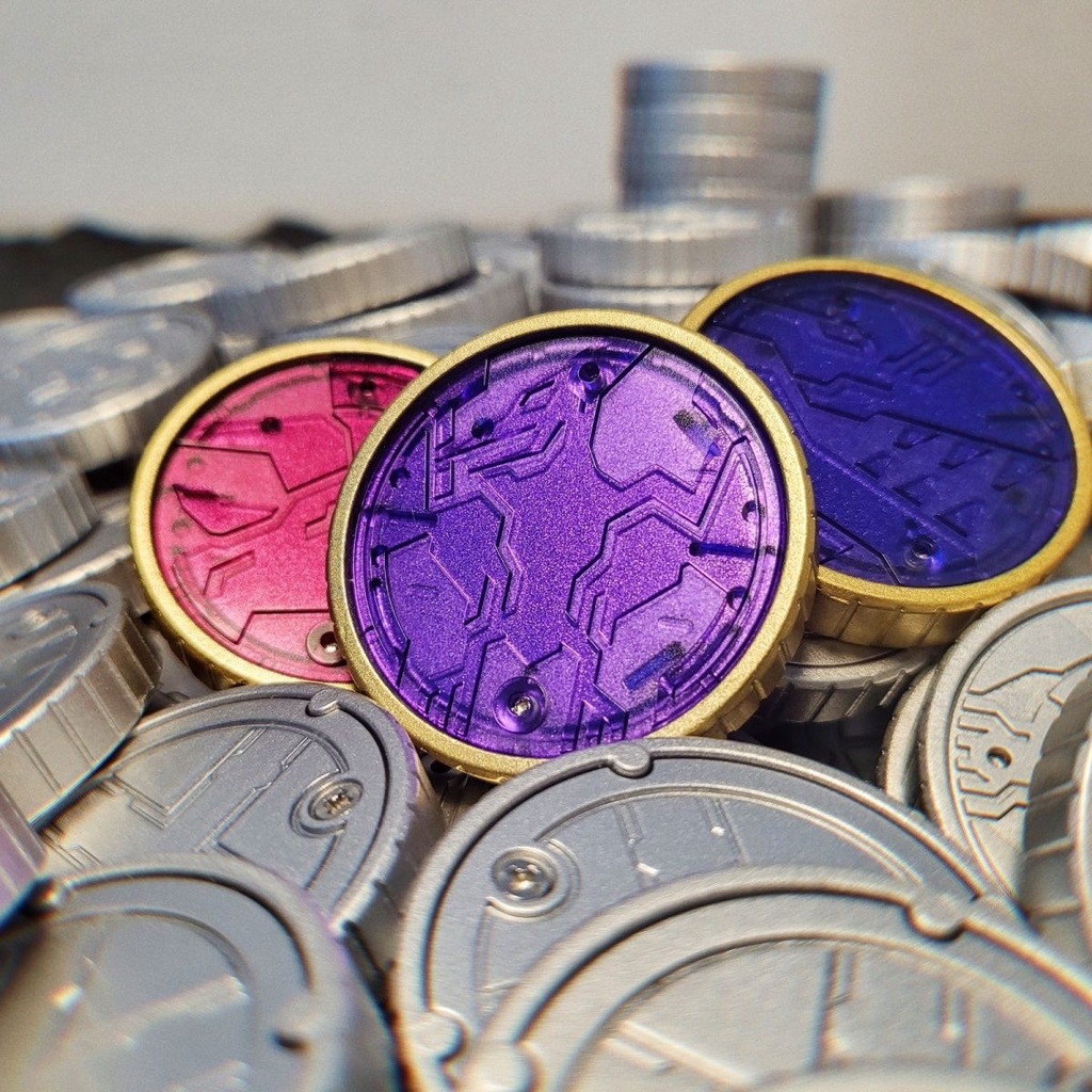 Bộ Tiền Xu ptera tricera tyranno Lõi medal  ankh kamen rider Oco putotyra combo Hệ Thống Bắn Tiền O.Two.Oosaur Đóng Gói Trong Hộp Mô Hình