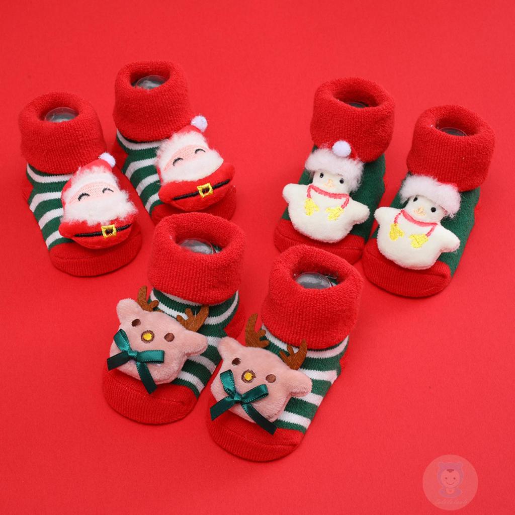 Laa6-đồ Chơi Nhồi Bông Mềm Mại Chống Trượt Hình Giáng Sinh Dễ Thương