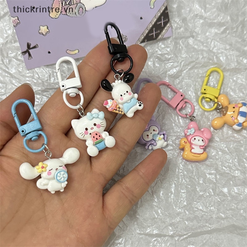 Th Móc Khóa Hình Cây Kem Ốc Quế Hoạt Hình mini Dễ Thương Làm Quà Tặng vn