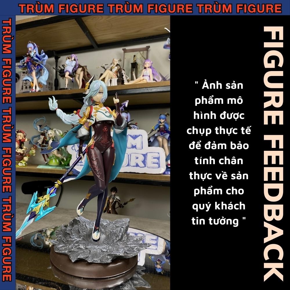 Mô Hình, Figure Genshin Impact Shenhe Cầm Thương Anime, Game - Full Box Trùm Figure